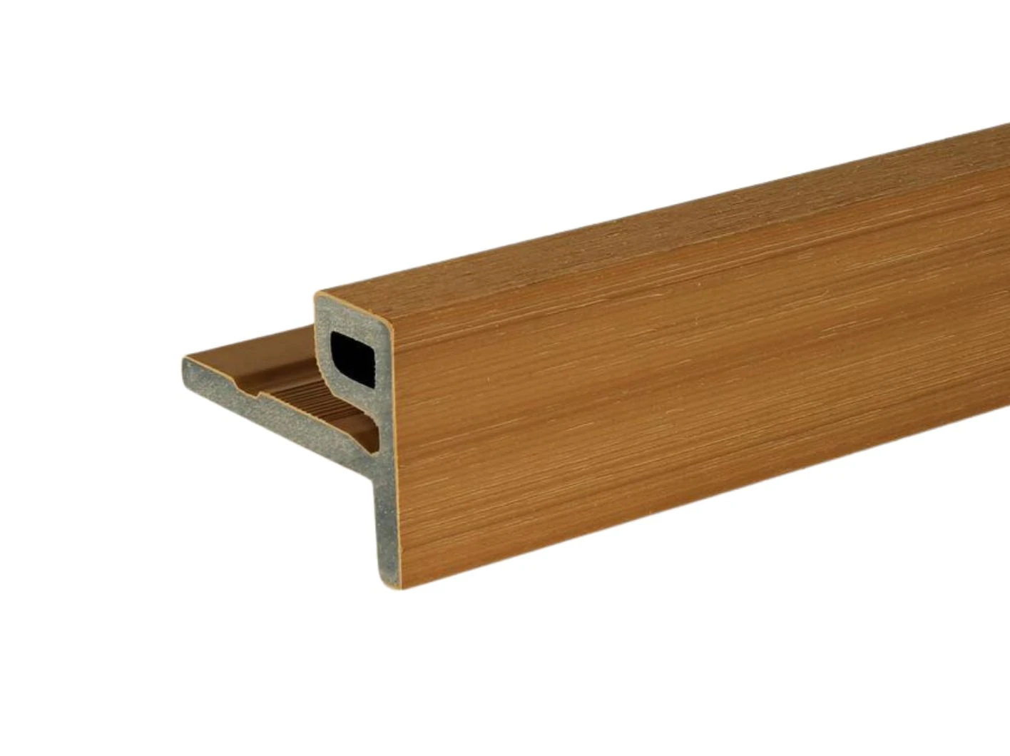 Composiet Eindprofiel Red Cedar 5 x 7 cm (50 x 70 mm) - Lengte 300 cm - Afbeelding 1